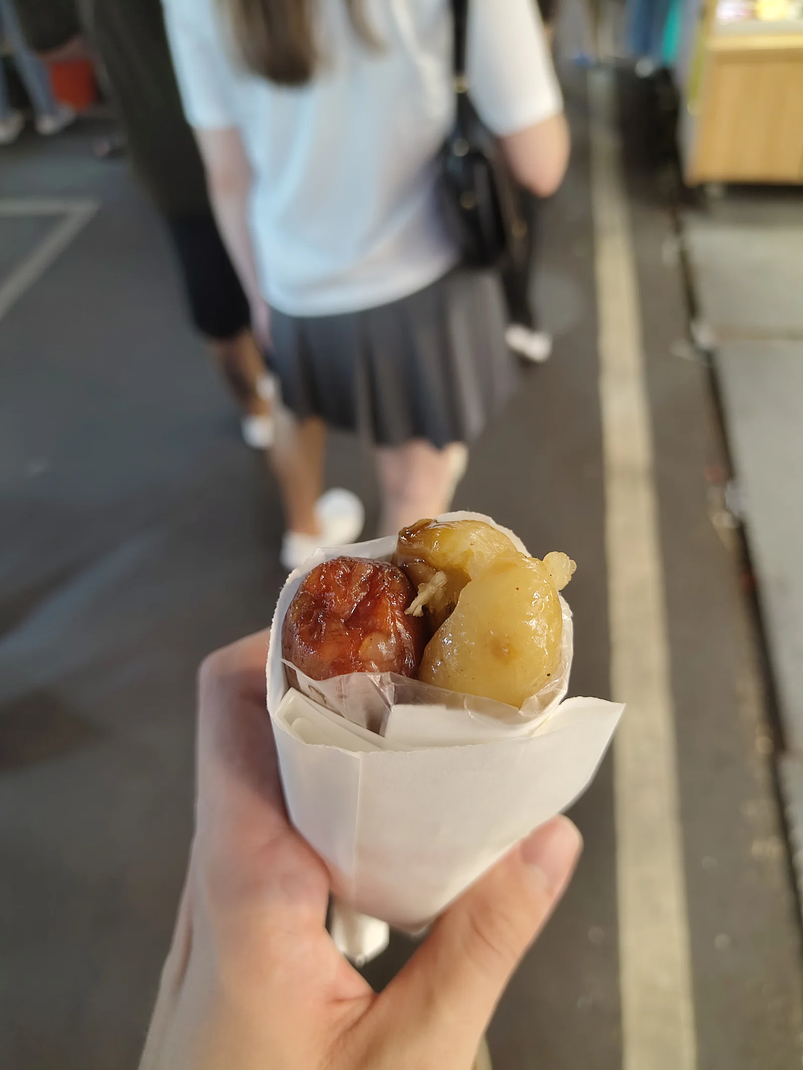 Aboriginal Taiwanese boar sausage.